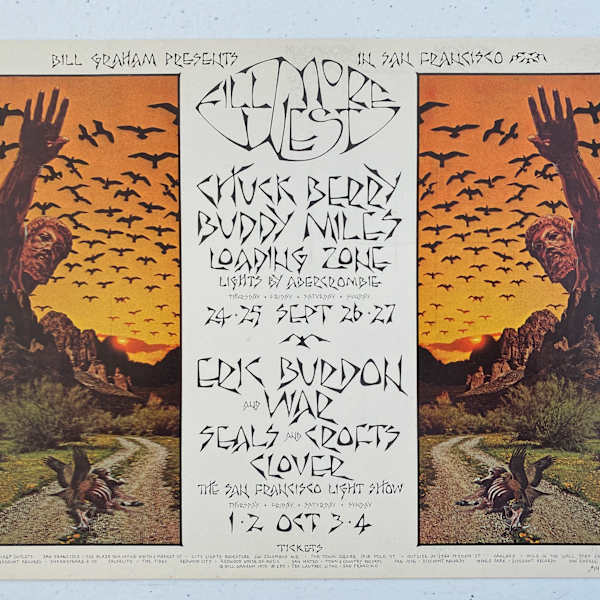 Bill Graham presents in San Francisco: Chuck Berry, Buddy Miles, Loading Zone by David Singer, Image 1.