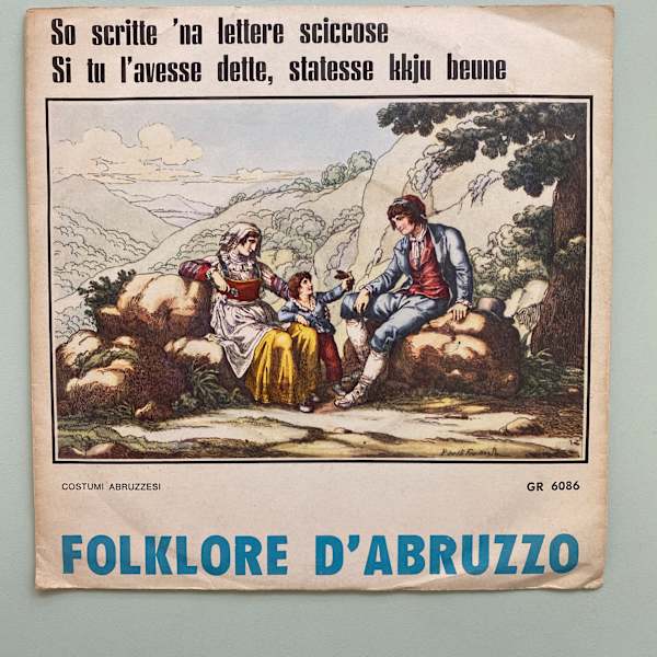 Folklore d'Abruzzo Vinyl by Costumi Abruzzesi, Image 2.