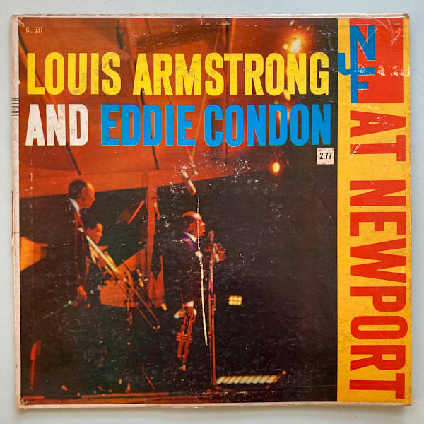 Louis Armstrong and Eddie Condon at Newport by Louis Armstrong, Image 1.