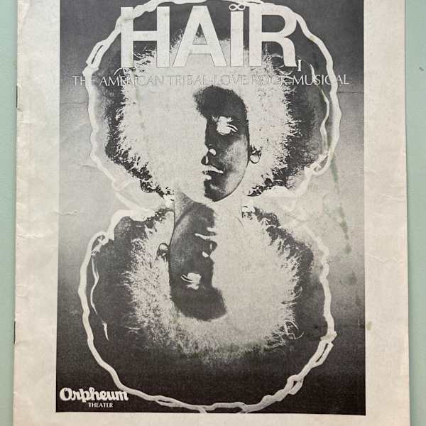 Hair Program by Orpheum Theater, Image 1.