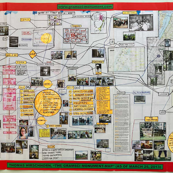Gramsci Monument poster by Thomas Hirschorn, Image 1.