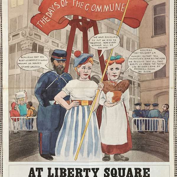 The Days of the Commune poster by Zoe Beloff, Image 1.
