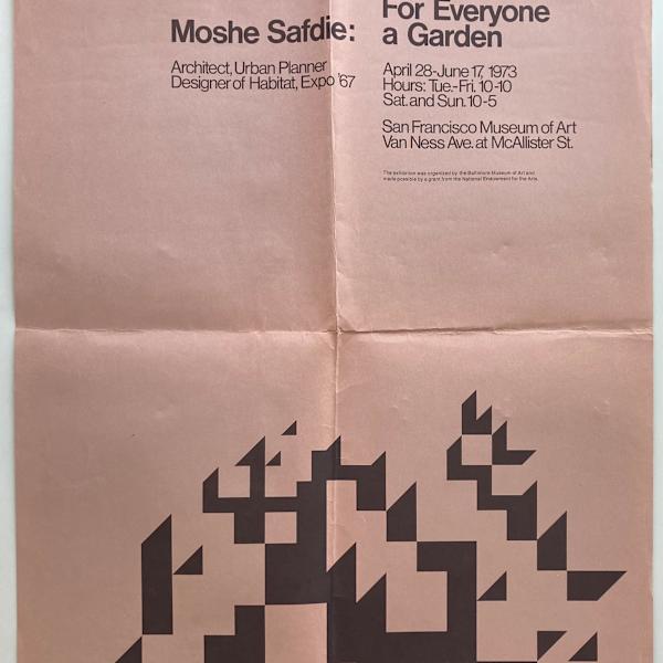 For Everyone A Garden poster by Moshe Safdie, Image 1.