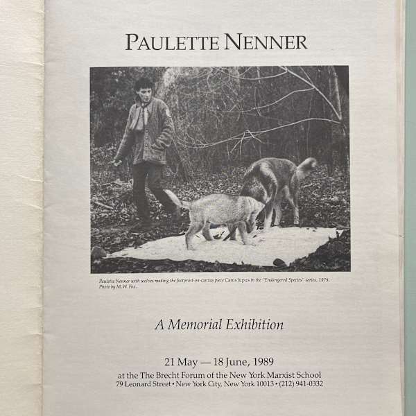 A Memorial Exhibition by Paulette Nenner, Image 1.