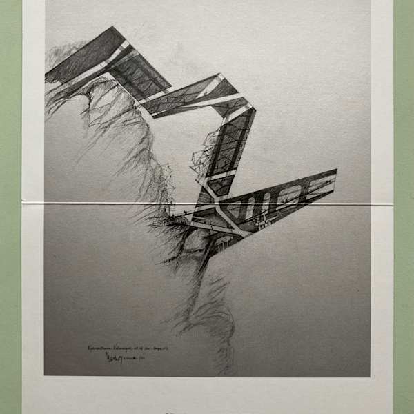 Entre utopie et réalité card by Claude Parent, Image 1.