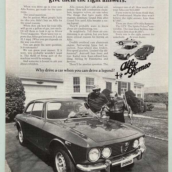 Alfa Romeo magazine ad by Alfa Romeo, Image 1.
