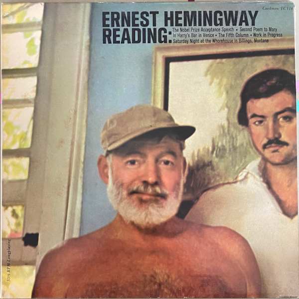 Ernest Hemingway Reading Vinyl by Ernest Hemingway, Image 1.