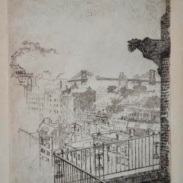 The City - From a window on Grammercy Park by Bertha H. Dougherty, Image 3.