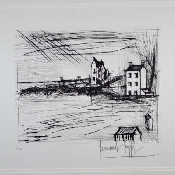 Plage Bretonne (Breton Beach) by Bernard Buffet, Image 3.