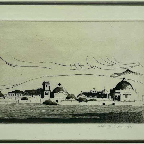 Puebla (sketch) by John Taylor Arms, Image 6.
