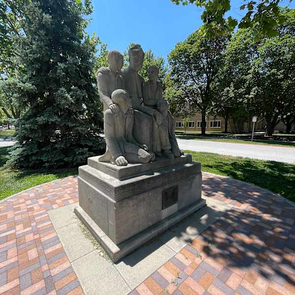 Father Flanagan Memorial Sculpture by Eugene (Jeno) Kormdendi, Image 2.