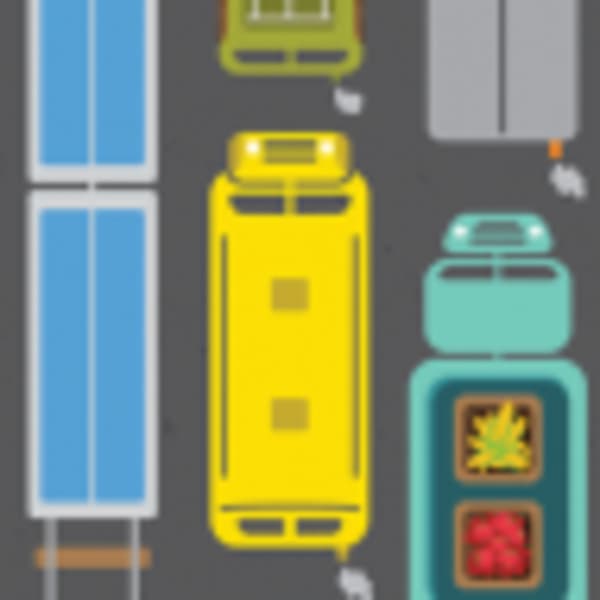 Time Lapse of Transportation by LeAnn Jensen, Image 1.