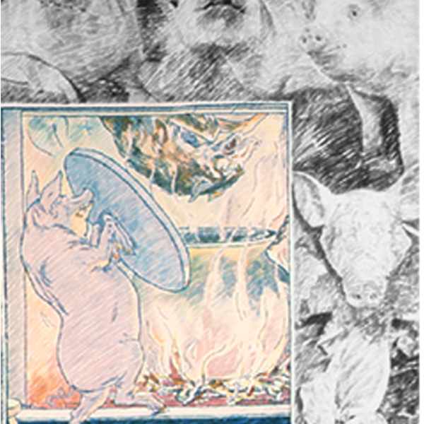 The Hog Series XXII (Nosedive I) by Tarleton Blackwell, Image 1.