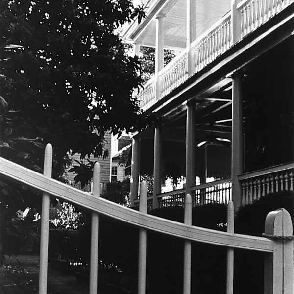 King Street White on White Plus Fan by Vicki Pullen, Image 1.