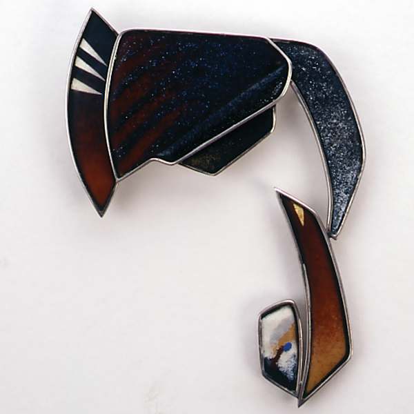 Brooch from the "Dembones" Series by Susan B. Willis, Image 1.