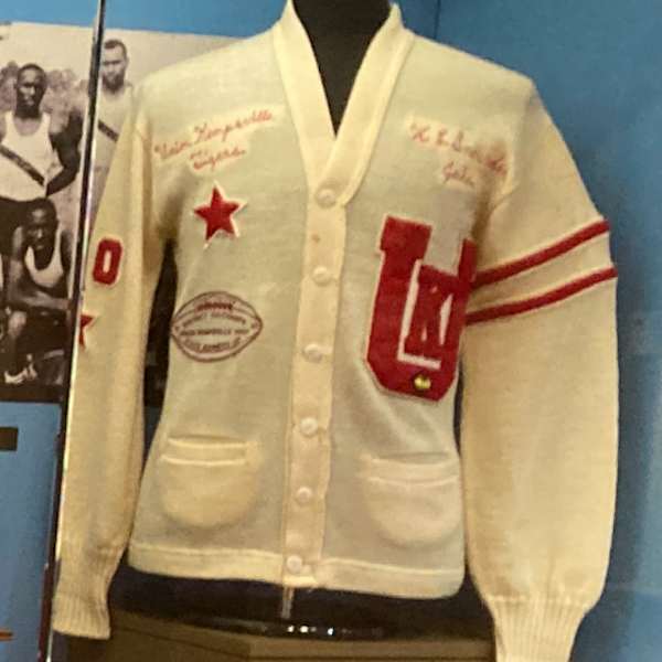 Letterman Sweater by Fine's Men's Shops, Image 2.