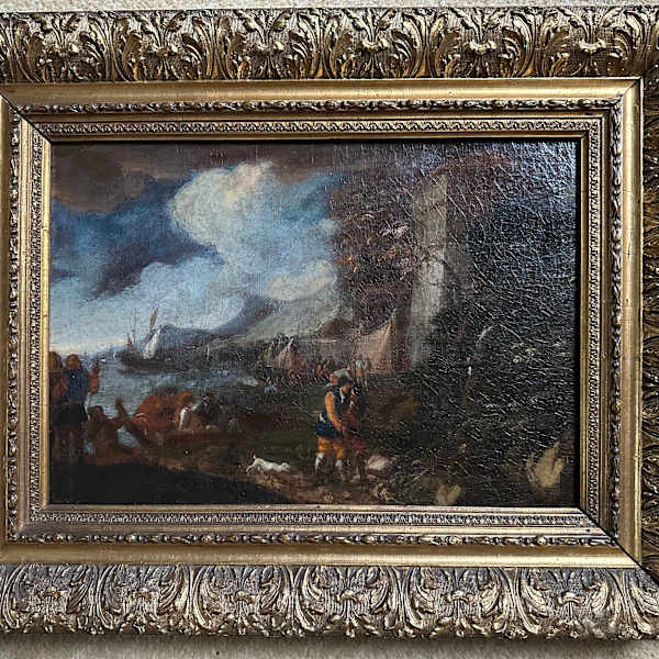 Sailors at Port by Adriaen van der Cabel, Image 11.