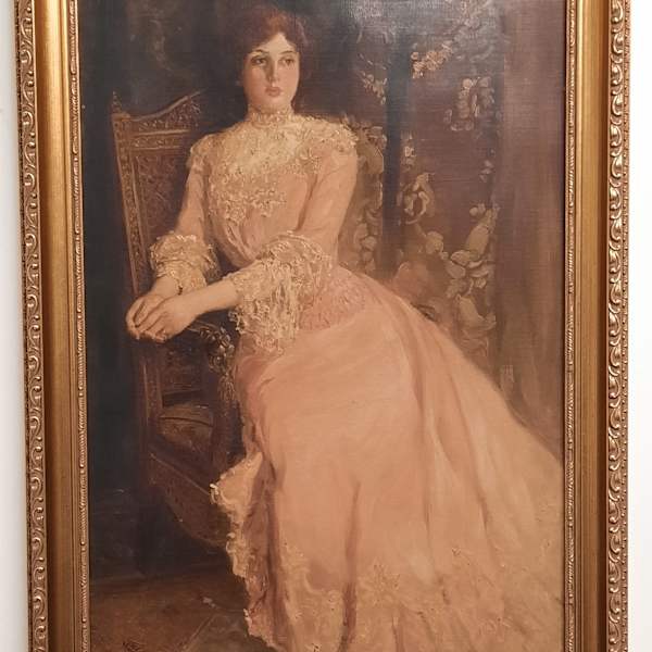 Elegant Lady by Gustavus Chafee Widney, Image 3.