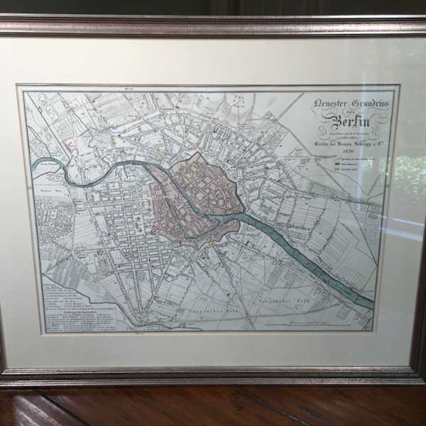 1830 Berlin, Germany Map by D.G. Reymann, Image 1.