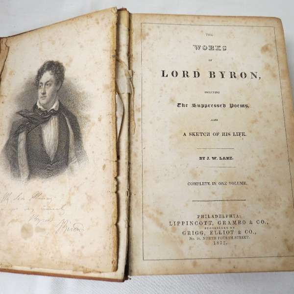 The Works of Lord Byron (complete in one volume) by J.W. Lake, Image 10.