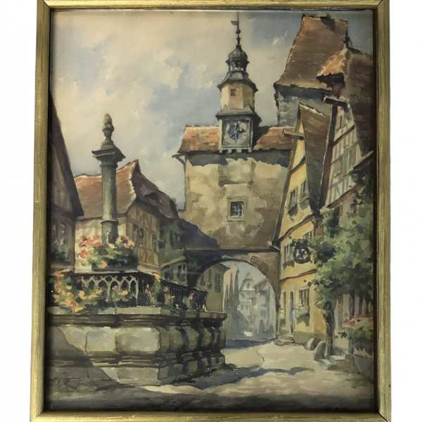 Rothenburg ob der Tauber by Hans Böhme, Image 1.