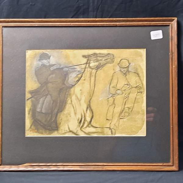 Deux Etudes De Cavalier by Edgar Degas, Image 2.