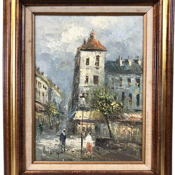 European Street Scene by Caroline C. Burnett, Image 1.