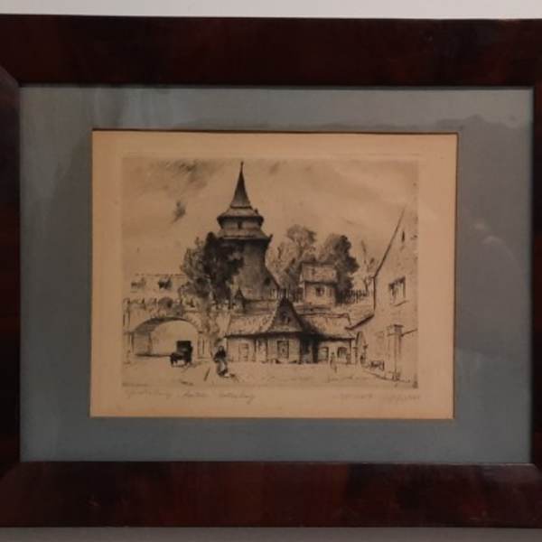 Rothenberg Ob Der Tauber City Gate by Ernst Gustav Zipperer, Image 3.