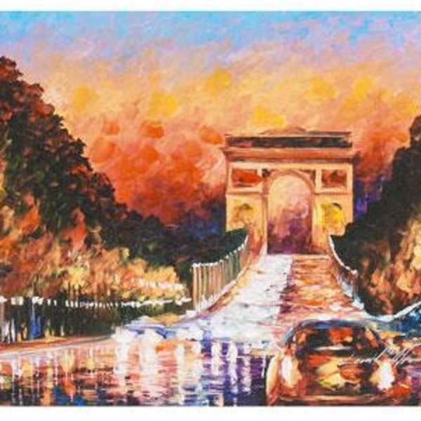 A Drive Through History by Leonid Afremov, Image 1.