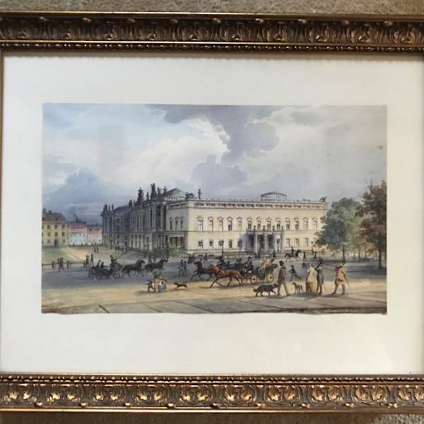 Street Scene in Berlin by Franz Hasse, Image 1.