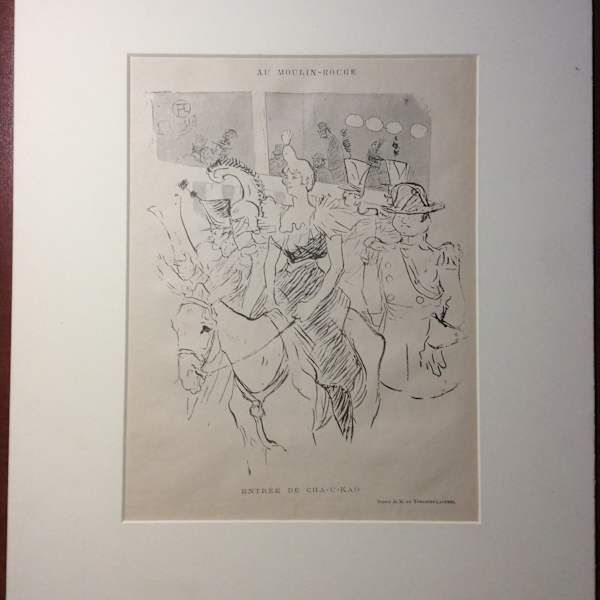 Entree De Cha-U-Kao by Henry de Toulouse-Lautrec, Image 1.