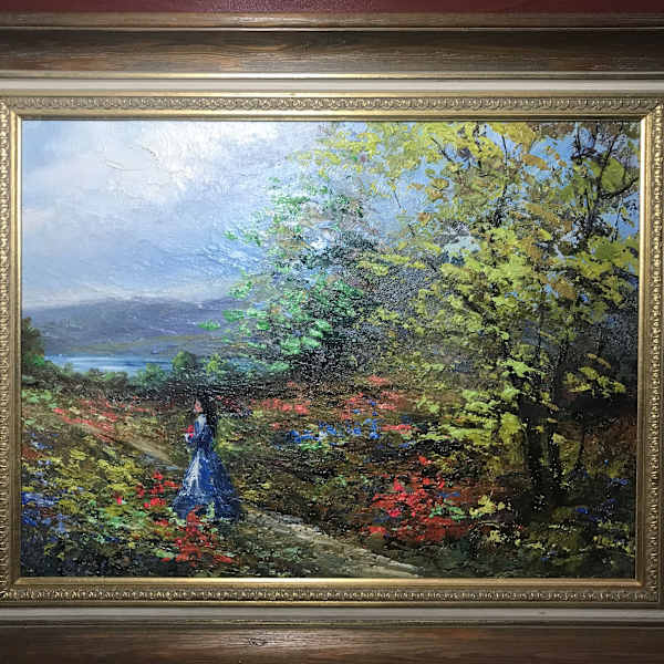 Landscape with Woman by Zaza Meuli, Image 10.