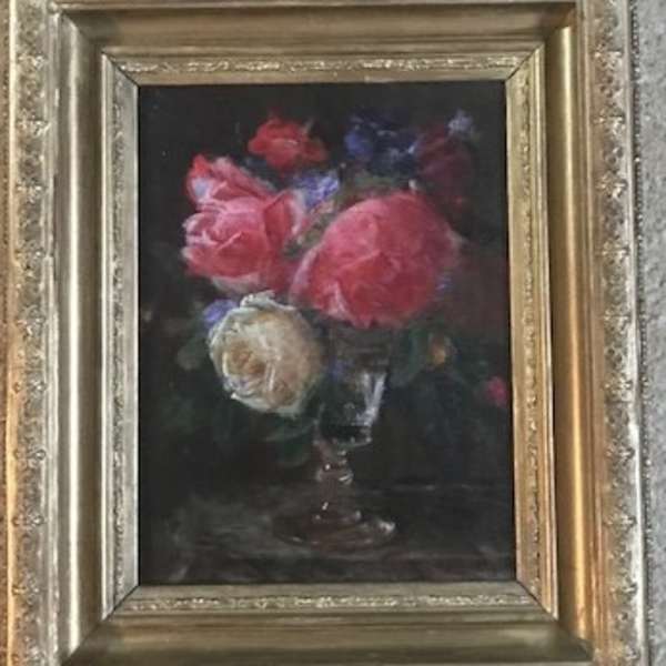 Still Life of Roses by William Thomas Mathews, Image 2.
