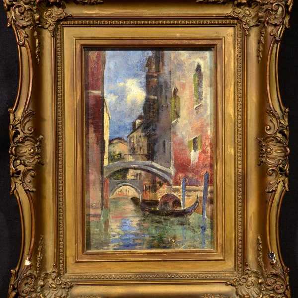 Gondolas, Venice by Ludwig Johann Passini, Image 3.