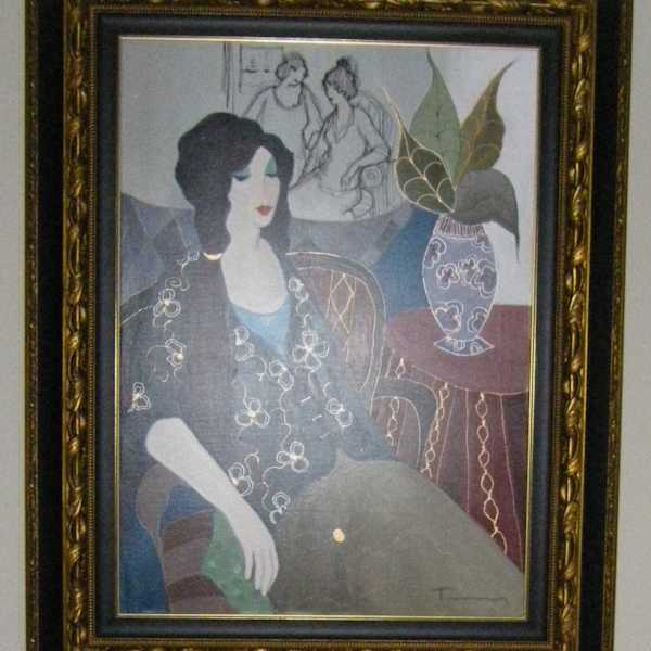 A Familiar Feeling by Itzchak Tarkay, Image 1.