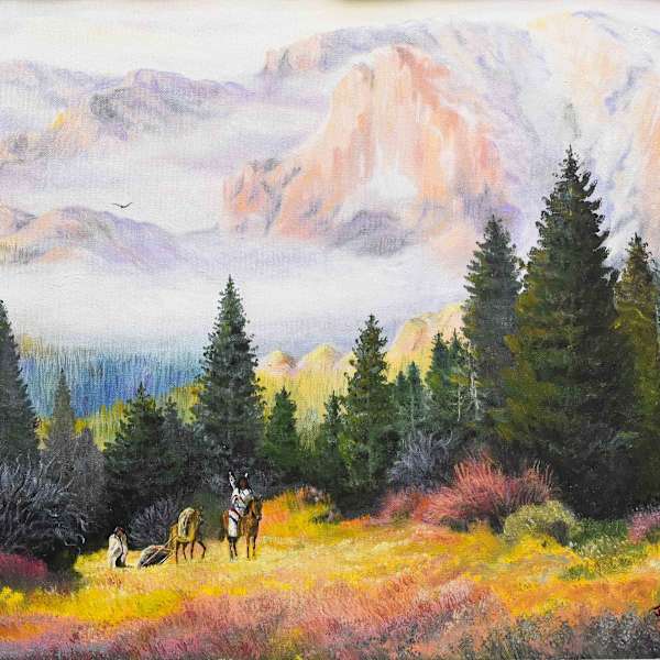 Pack Train by Janny Richins, Image 1.
