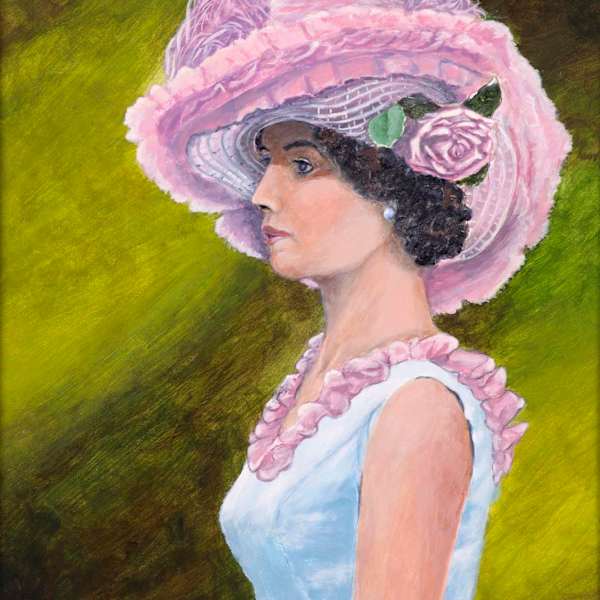 Lady in the Pink Hat by Theron Gunn, Image 1.