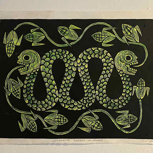 Serpiente Bicéfala con Cráneos 12 by Santiago Savi, Image 2.