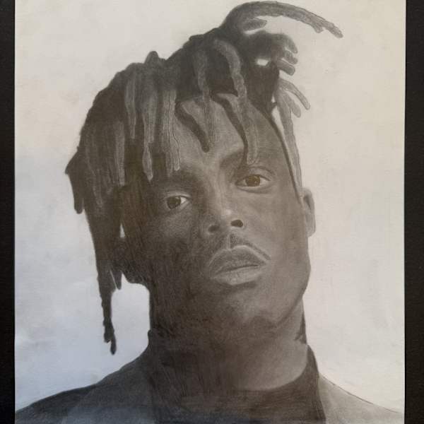 JUICE WRLD Pencil Portrait by Jaksen Botkin, Image 1.