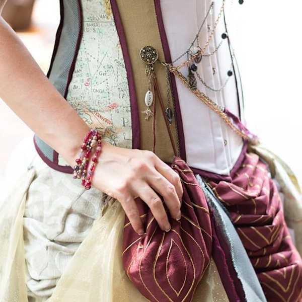 Custom Steampunk Wedding Dress by Jennifer Collins-Mancour, Image 2.