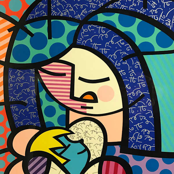 Mother and Child by Romero Britto, Image 1.