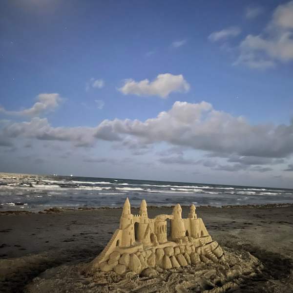 Sandcastle Under Moonlight by Kate Marder, Image 18.
