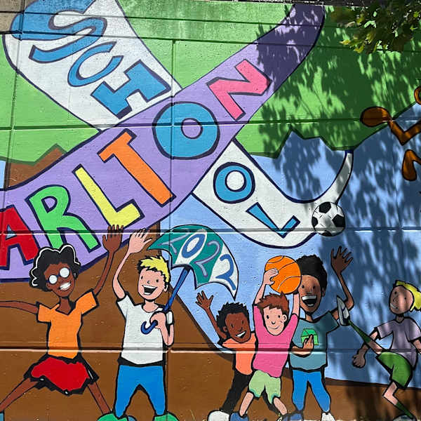 Carlton School Mural by Bruce Orr, Image 4.