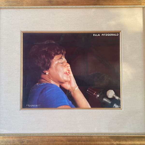 Ella Fitzgerald signed photo by Alphonse Leduc, Image 1.