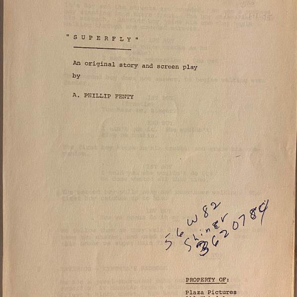 "Superfly" Original Screenplay-Directed by Gordon Parks by A. Phillip Fenty, Image 2.