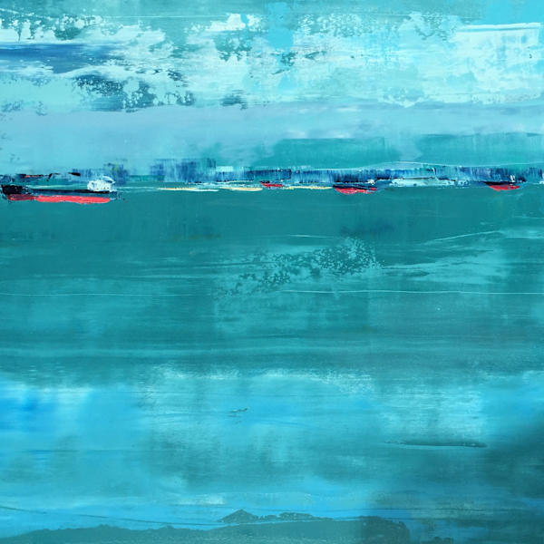 Turquoise & Teal by Suzy Barnard, Image 1.