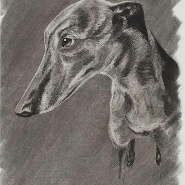 Beth Gelert or the Grave of a Greyhound by Katherine Talley, Image 1.