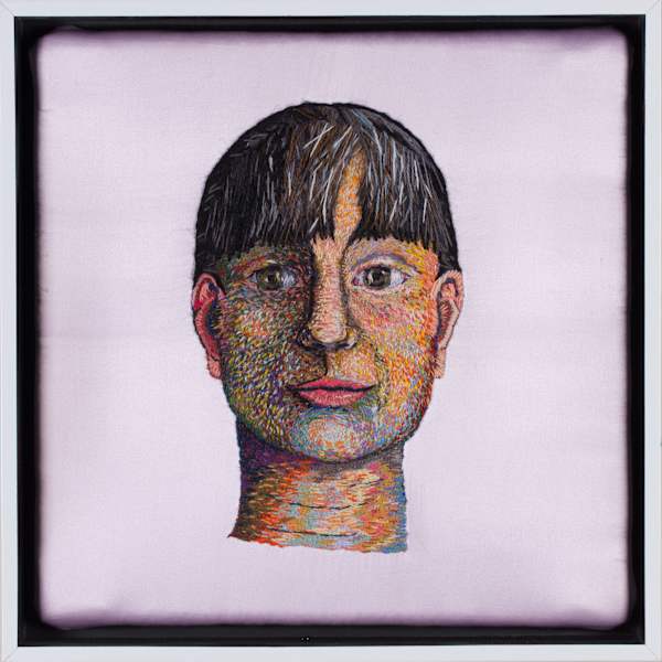 Cruel Crewel Self-portrait by Catherine Hicks, Image 1.
