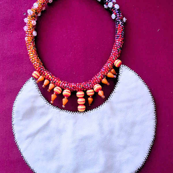 Scarab Collar by Naan Pocen, Image 1.