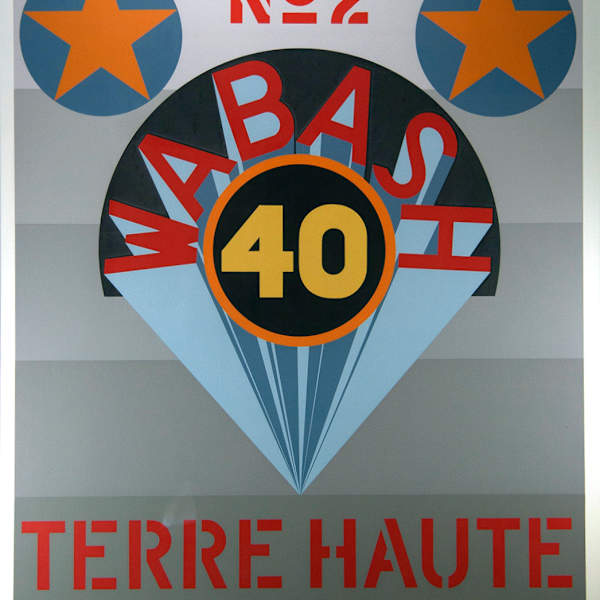 Wabash 40 (Terre Haute No. 2) by Robert Indiana, Image 2.